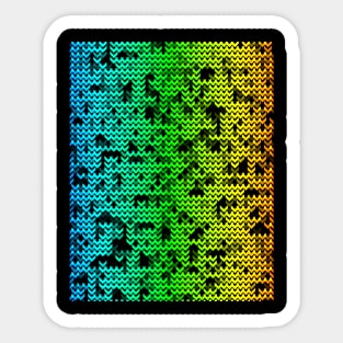 Rainbow arrows Sticker